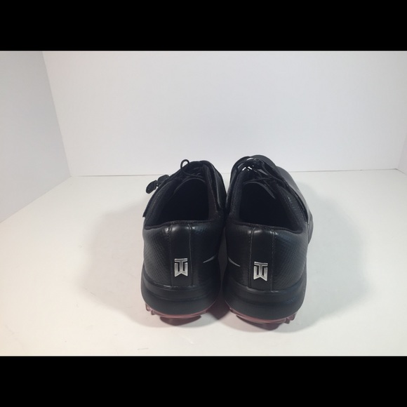 Nike TW 17 Men’s Golf Shoes Black/Metallic - Picture 2 of 8